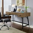 thumbnail image 5 of Modway Surplus Wood Grain and Metal Writing Office Desk With Storage Drawers In Walnut, 5 of 5