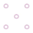 thumbnail image 2 of sweethay Peine elástico entrelazado con dientes circulares completos para mujer, peines de cristal flexibles, soporte para diadema, banda para Type1 NO1, 2 of 6