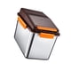 thumbnail image 4 of Contenedor de harina, contenedor de comida para mascotas, contenedor de almacenamiento de alimentos de gran capacidad, cubo de arroz Naranja por 10KG, 4 of 9
