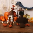 thumbnail image 5 of Home Decor Turkey Couple Doll Thanksgiving Decorations Exquisite Turkey Plush Doll Kit B, 5 of 9