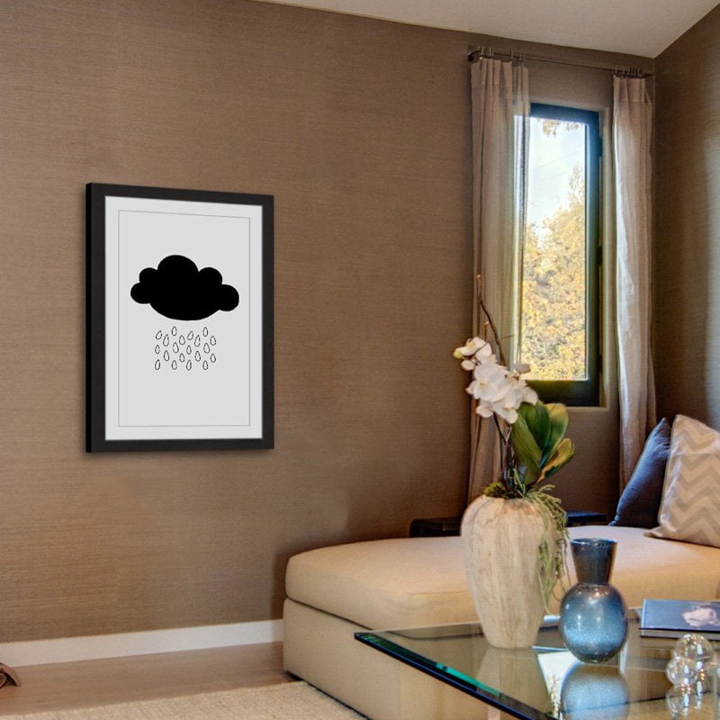 "Black Cloud" Framed Painting Print