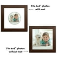 thumbnail image 6 of Americanflat 6" x 6" with Round-Shaped Mat - Walnut, 6 of 8