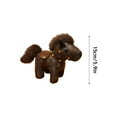 thumbnail image 3 of Gaiwos Leather Horse Plush 6 inches, Cartoon Chinese Zodiac Horse Plush, Ideal New Year Gift for Friends Family Home Display, 3 of 8
