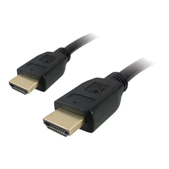 Comprehensive Standard - HDMI cable with Ethernet - HDMI male to HDMI male - 50 ft - triple shielded - black - molded