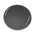 thumbnail image 1 of EVCO 73497 Plateau en Ardoise de 11,75 Po Rond avec Poignées, 1 of 1