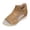 Brown, variant on Espadrilles for Women Peep Toe Wedge Sandals Suede Ankle Strap Smmmer Booties 2026 Summer Trendy Cutout Beach Shoes Black Size 7