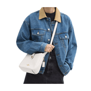 Coach Women’s Hadley Mini Crossbody Bag in Pebbled Leather (Chalk)
