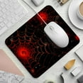 thumbnail image 2 of Spider Web Printed Square Mouse Pad, 8.3x9.8 Inch, Non-Slip Rubber Bottom Mouse Mat for Office and Gaming, 2 of 6
