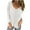 White, variant on Women's Sweatshirts, Plus Size Tops for Women Fall Long Sleeve V Neck Shirts Pocket Casual Solid Shirts Oversized Knit Tunic Clothes