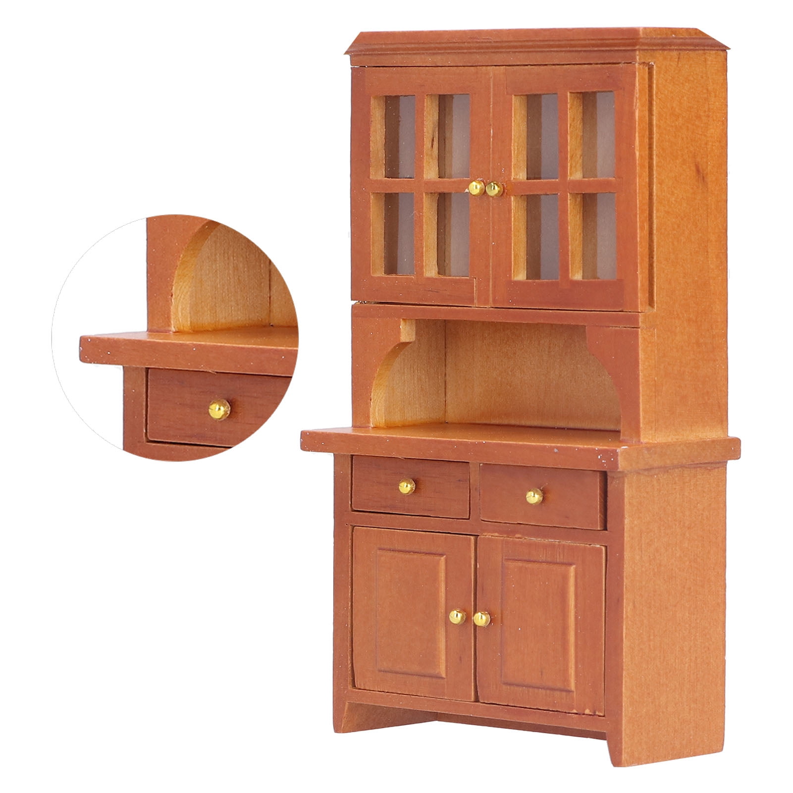 ESTINK Dollhouse Wooden Dollhouse Storage For Kid For