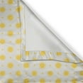 thumbnail image 4 of Ambesonne Geometric Valance Pack of 2, Summer Sun Motif, 54"X12", Yellow White, 4 of 5