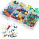 thumbnail image 1 of Chinchetas de corcho multiusos de colores, 200 unidades, delicadas, para mapas, 1 of 6