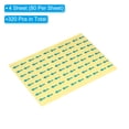 thumbnail image 3 of Unique Bargains Small Arrow Stickers 0.5x0.4' PET Self Adhesive Product Inspection Defects Indicator, Blue, 4 Sheet, 3 of 7