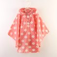 thumbnail image 3 of 1 Psc de Impermeable de Escuela para Estuddiantes Portatíl con Capucha Elegante - XL Pink Dot XL Sunnimix Chubasquero impermeable para niños, 3 of 8