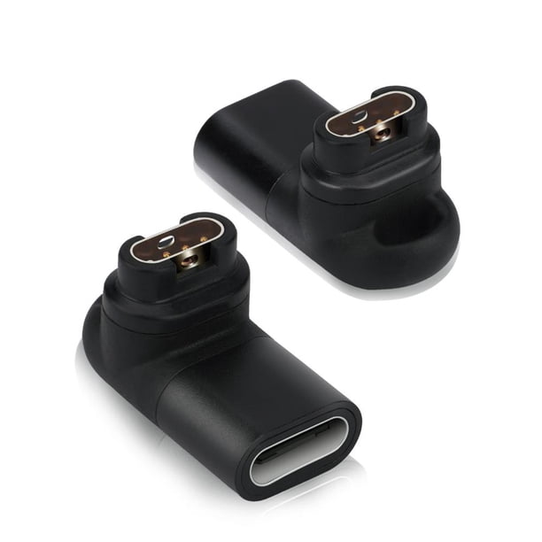 5 uds. Adaptador de carga tipo C de codo de 90 grados para Garmin Fenix 7/7S/7X/6/6S/6X/5/5S/5X