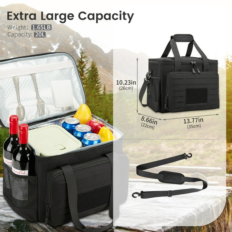 Holuxer Soft Cooler Bags Insulated Lunch Box for Men, Extra Large