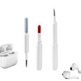 thumbnail image 2 of Pluma de limpieza de auriculares multifunción 4 en 1, cepillo suave para auriculares Bluetooth, auriculares, teclado, cámara, limpiador de polvo para teléfono móvil, 2 of 8
