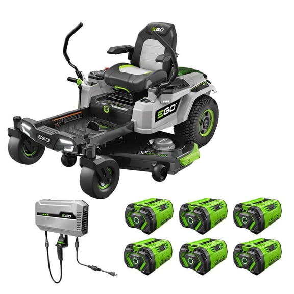 Restored EGO Power+ 52 Inch Z6 Zero Turn Riding Lawn Mower Kit, (Refurbished)