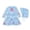 1-Blue1283, variant on Tiijoy Girls Swimsuit UPF 50 Long Sleeve Swim Dress with Hat Bathing Suit, Sizes 2-12
