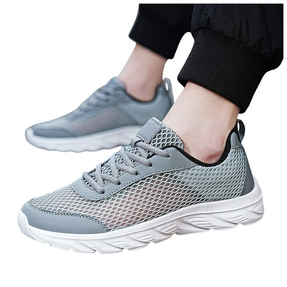 Gvdentm Men's Classic Low Top Shoes Fashion Sneaker with Soft Insole Causal Shoes for Men Grey,7