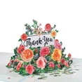 thumbnail image 3 of 3D Thank You Pop Up Card,Teacher Appreciation Card,Mothers Day Bouquet Flowers Greeting Card for Mom, Teacher, Wife, Grandma, Dad, 3 of 5
