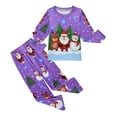 thumbnail image 1 of Kids Christmas Pajamas Sets Girl Boy Sleepwear Nightwear Homewear PJs Outfits Set, 1 of 4