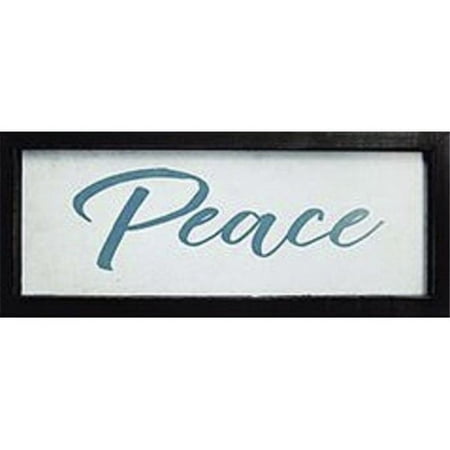 Carson Home Accents 172059 Peace Wall Table Decor 5 X 12 X 1