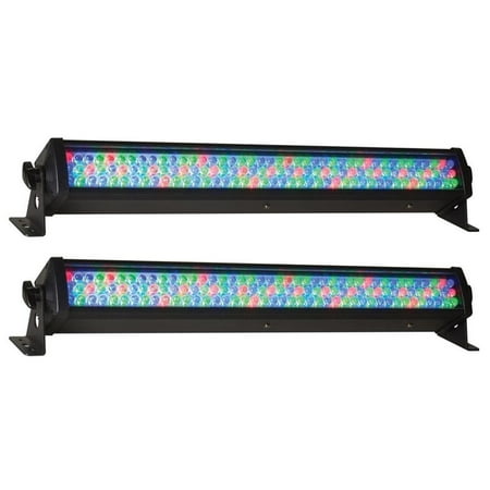 (2)BRAND NEW American DJ Mega Bar 50RGB RC 50 RGB LED Color Wash+Wireless Remote