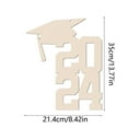 Unique Tabletop Accessories 2024 Graduation Wooden Sign Decorations