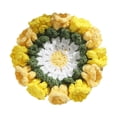 thumbnail image 1 of Siruishop Crochet Coaster Cute Compact Flower Coaster for Cafe Dining Room Living Room Yellow, 1 of 8