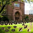 thumbnail image 2 of 17 Pcs Graduation Sign Decorations Congrats Graduation, 2022 Grad Yard Lawn Signs with 34 Stakes for Outdoor Graduation Party Decoration Class of 2022 Supplies, 2 of 9