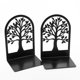thumbnail image 1 of Sujetalibros,sujetalibros para sujetar libros,sujetalibros decorativos,soporte para libros para decoración del hogar,escuela u oficina,sujetalibros de metal pesado. Sujetalibros para estantes (blac LingWen 8390605195648, 1 of 1