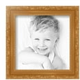 thumbnail image 2 of ArtToFrames 9" x 9" Bright Gold Picture Frame, 9x9 inch Gold Wood Poster Frame (WOM-4928),  Pack, 2 of 7