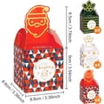 thumbnail image 2 of Pack of 12 Christmas Small Gift Box, Empty Paper Folding Box, Chocolate Box, 2 of 4