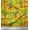 Yellow, variant on Soimoi Green Cotton Duck Fabric Lily & Pine Fruits Printed Fabric 1 Yard 42 Inch Wide
