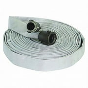 Forest-Lite Fire Hose,100 ft,White,Polyester G55H1F100P
