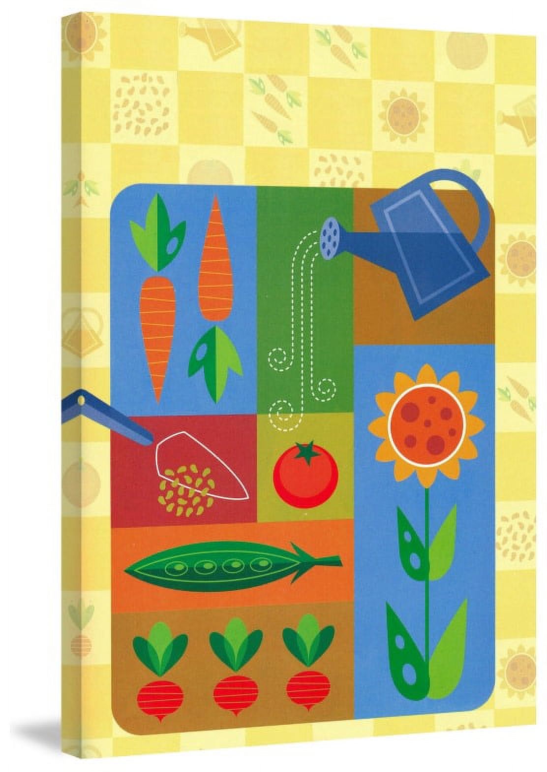 Marmont Hill "Gardening" by Curtis Painting Print on Canvas