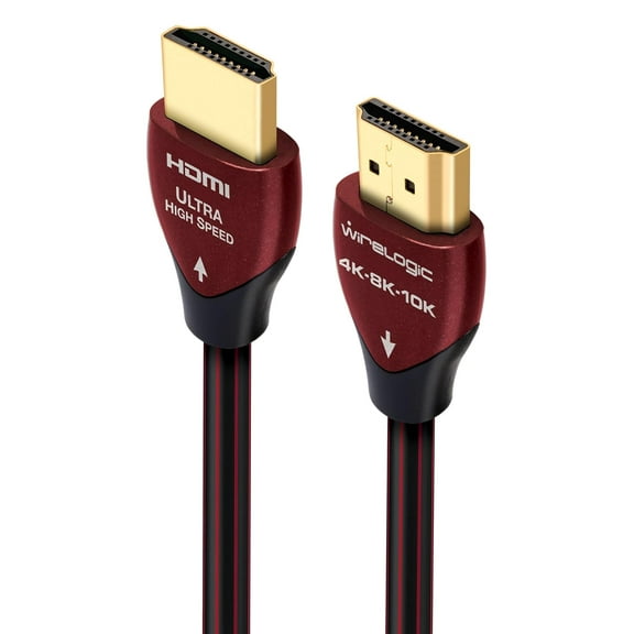 WireLogic Ruby 8ft Ultra High Speed 4K-8K-10K HDMI Cable w/UHD, HDR, VRR & eARC