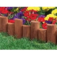 thumbnail image 5 of Greenes Fence 7" x 18" Brown Wood Garden Border Edging (12 Pack), 5 of 5