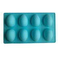 thumbnail image 4 of Moldes de silicona para huevos de Pascua para repostería y fabricación de caramelos, 8 bandejas de silicona antiadherentes para chocolate, mermelada, cubitos de hielo, jabón, resina, set de 5 piezas, 4 of 9