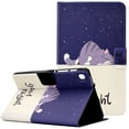 thumbnail image 1 of Allytech for Samsung Galaxy Tab A 8.0 Case 2019 Release(Without S Pen Model SM-T290/T295), Kickstand Shockproof Anti-Slip PU Leather Protective Wallet Case for Galaxy Tab A 8.0 T290, Sleepy Cat, 1 of 5