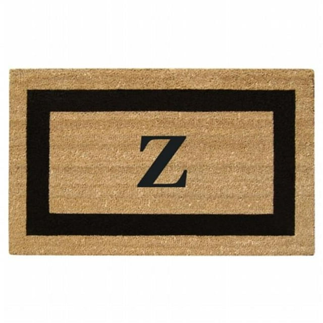 Nedia Home 33020Z 36 x 20 Pouces SuperScraper Noir Cadre Monogrammé Z