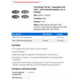 thumbnail image 2 of Front Brake Pad Set - Compatible with 2018 - 2020 Chevy Equinox 2.0L 4-Cylinder 2019, 2 of 2
