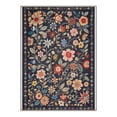 thumbnail image 4 of KUETH 8X10 Vintage Floral Area Rugs Machine Washable Rugs for Living Room, Non Slip Flat Pile Rug with Rubber Backing, Boho Rug for Entryway Bedroom Dining Room Home Office, 4 of 4