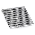 thumbnail image 3 of 10 PCS End Mills, Shank Carbide Square End Mill Metal Milling Router Bits Sets for Cutting Acrylic Pvc Mdf Density Board Wood and Other Soft Materials, 3 of 7