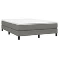 thumbnail image 4 of vidaXL Bed Frame Upholstered Mattress Foundation Bedroom Furniture Fabric, 4 of 8