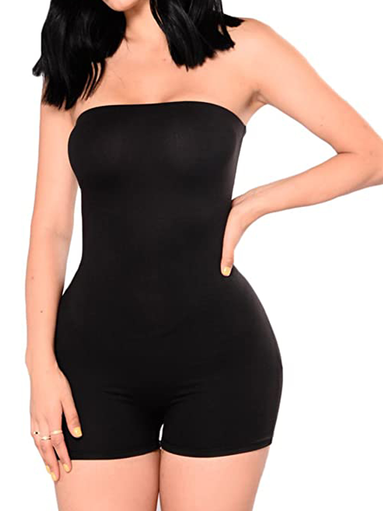 bodycon romper shorts