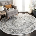 thumbnail image 2 of SAFAVIEH Isabella Zander Oriental Area Rug, Dark Grey/Cream, 4' x 4' Round, 2 of 7