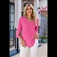 thumbnail image 5 of Blusas Elegantes e Informales para Mujer, de 1/2, para Trabajo, Oficina, de , con Cuello en V, Color Rosa, Rojo, XL, 5 of 9