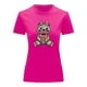 thumbnail image 3 of Playera Blusa De Osita Con Dolares Ropa De Mujer Juvenil Oso Dinero Color Fucsia Talla Mediana Marca Emil SaEs, 3 of 4
